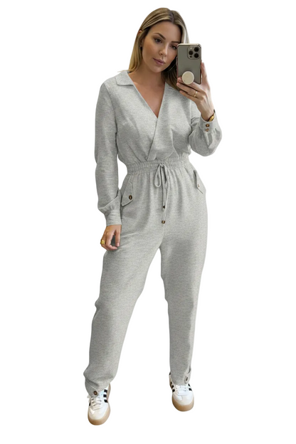 Chic Casual Jumpsuit for Women | Lightweight & Versatile Design by Jamota One-Pieces Jumpsuits & Rompers