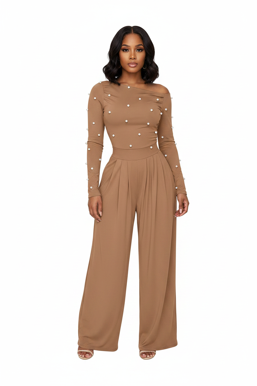 Elegant Black Jumpsuit for Women | Tailored Fit & Versatile Design - Jamota