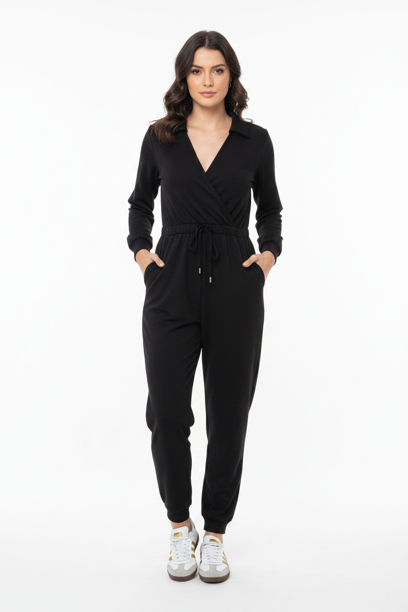Chic Casual Jumpsuit for Women | Lightweight & Versatile Design by Jamota One-Pieces Jumpsuits & Rompers