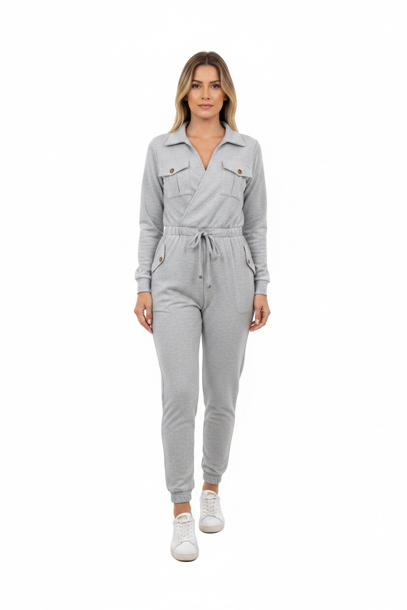 Chic Casual Jumpsuit for Women | Lightweight & Versatile Design by Jamota One-Pieces Jumpsuits & Rompers