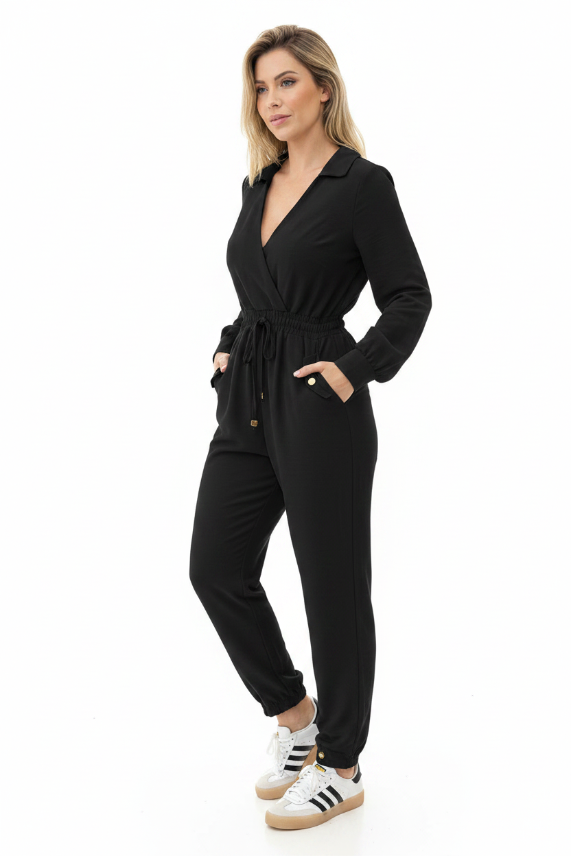 Chic Casual Jumpsuit for Women | Lightweight & Versatile Design by Jamota One-Pieces Jumpsuits & Rompers