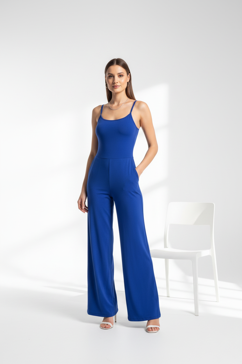 Stylish Comfy Casual Jumpsuit for Women | Soft Fabric & Adjustable Str by Jamota One-Pieces Jumpsuits & Rompers