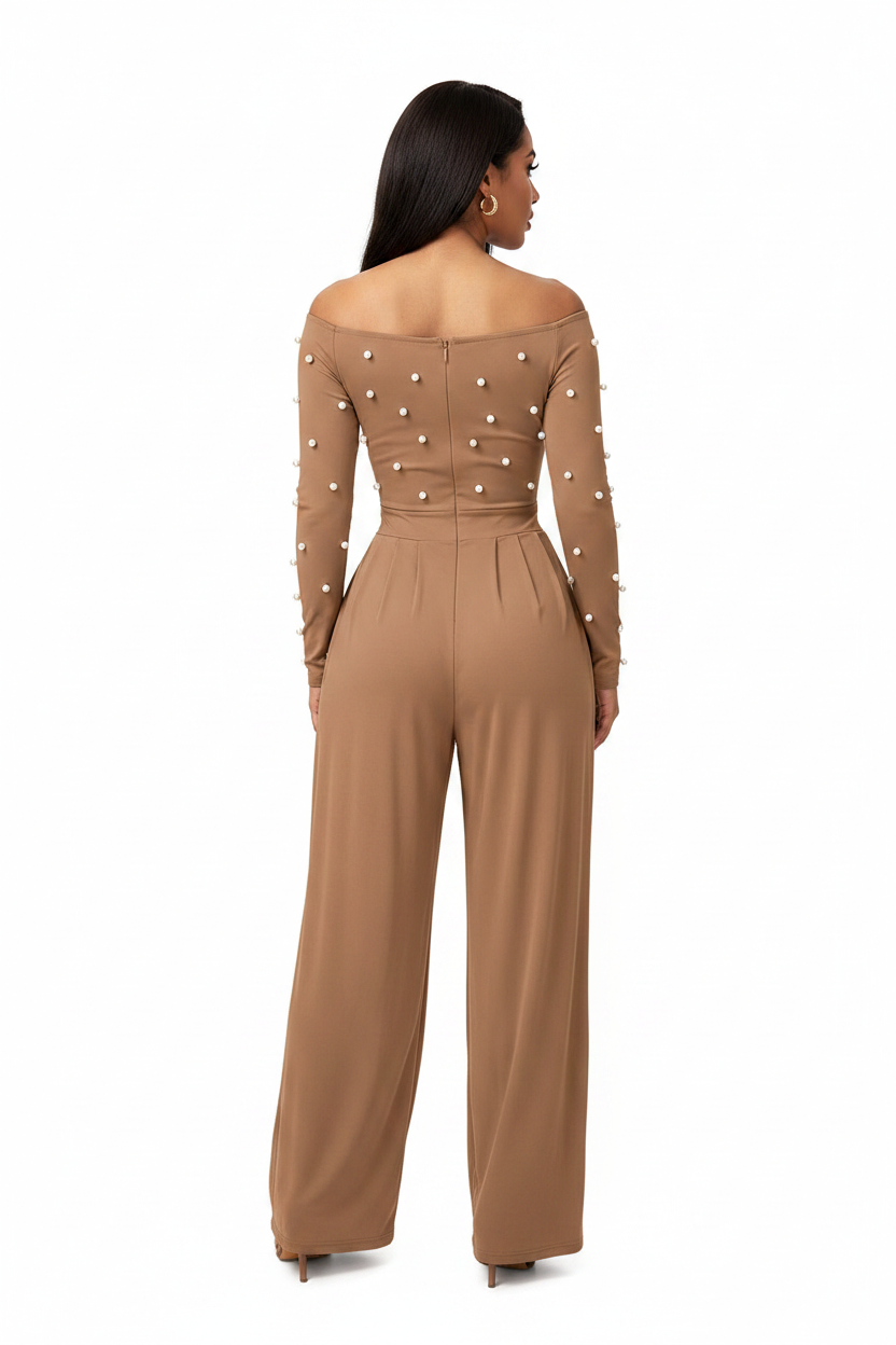 Elegant Black Jumpsuit for Women | Tailored Fit & Versatile Design - Jamota