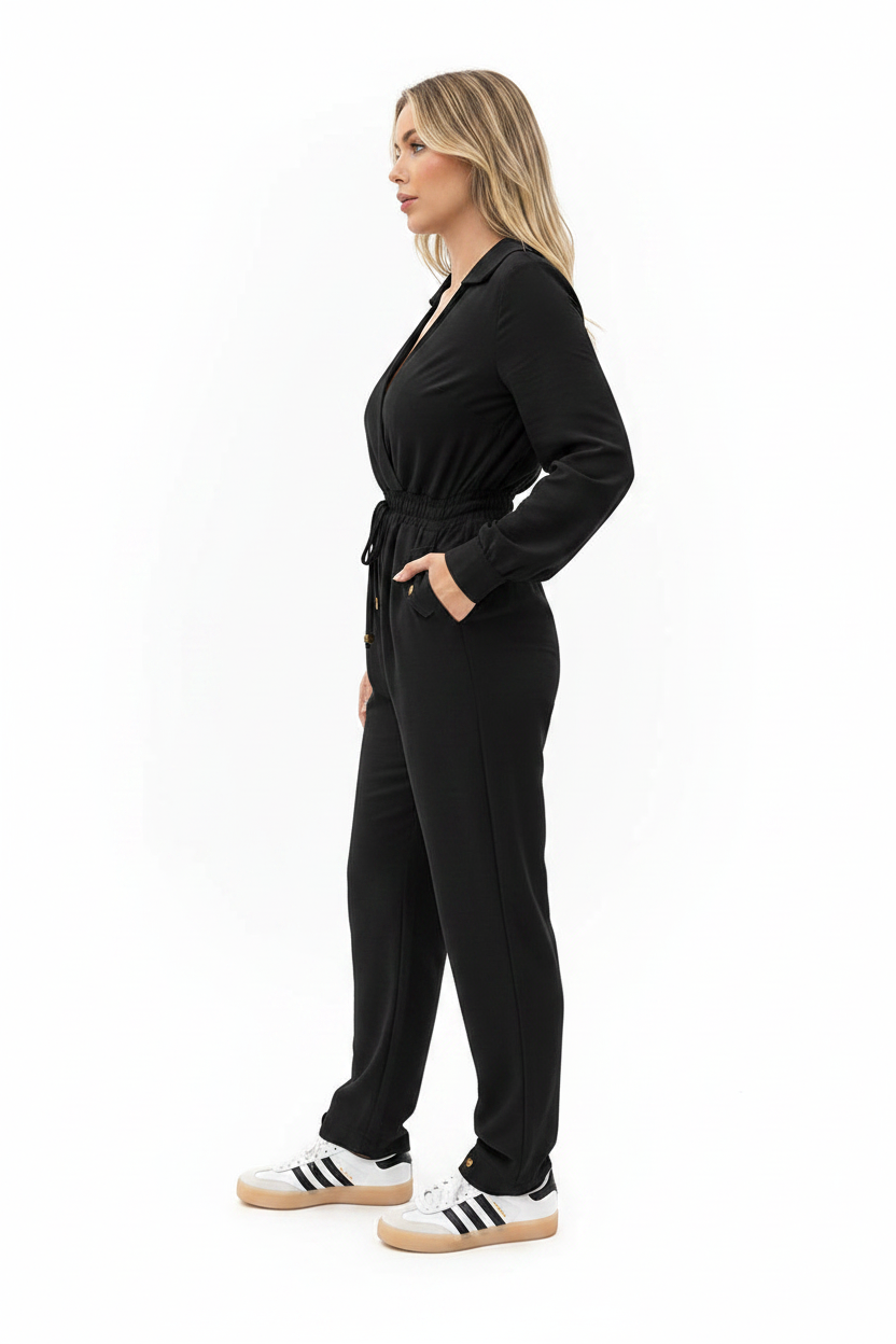 Chic Casual Jumpsuit for Women | Lightweight & Versatile Design by Jamota One-Pieces Jumpsuits & Rompers