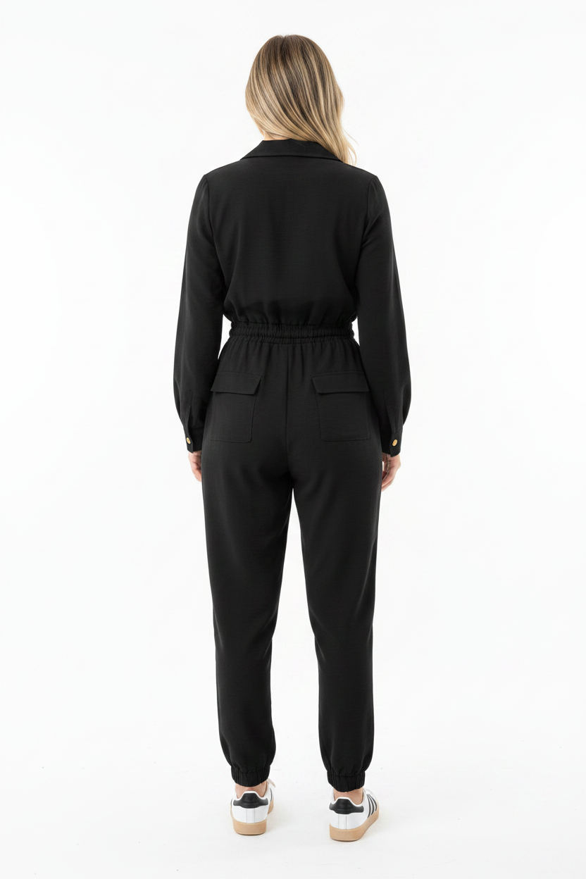 Chic Casual Jumpsuit for Women | Lightweight & Versatile Design by Jamota One-Pieces Jumpsuits & Rompers