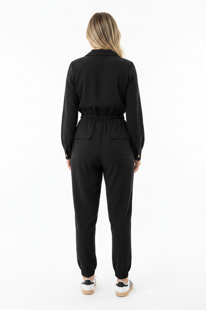 Chic Casual Jumpsuit for Women | Lightweight & Versatile Design by Jamota One-Pieces Jumpsuits & Rompers
