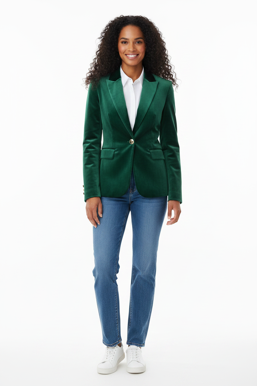 Elegant Structured Tailored Blazer | Professional Fit & Classic Design by Jamota Sport Jackets Women's Blazers & Suit Jackets