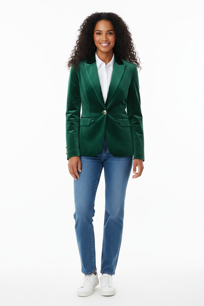 Elegant Structured Tailored Blazer | Professional Fit & Classic Design by Jamota Sport Jackets Women's Blazers & Suit Jackets