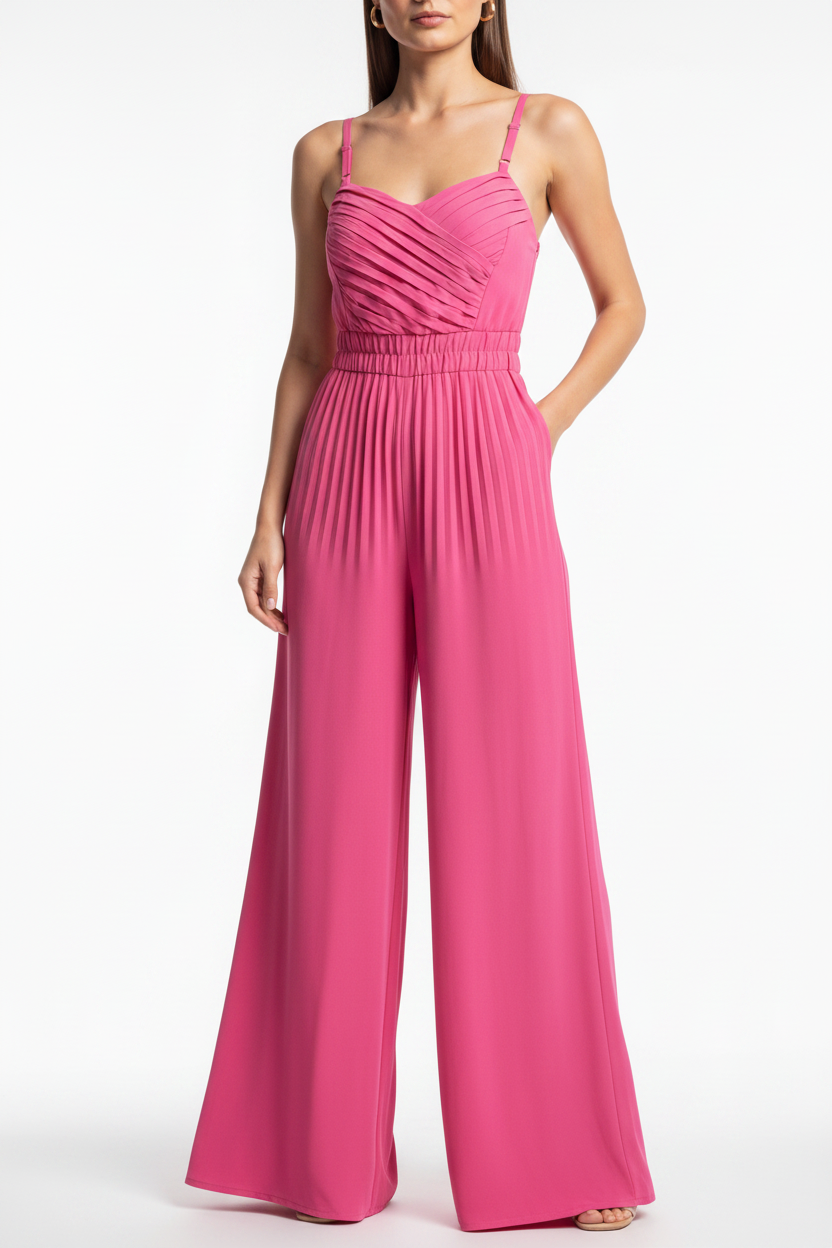 Hot Pink Jumpsuit