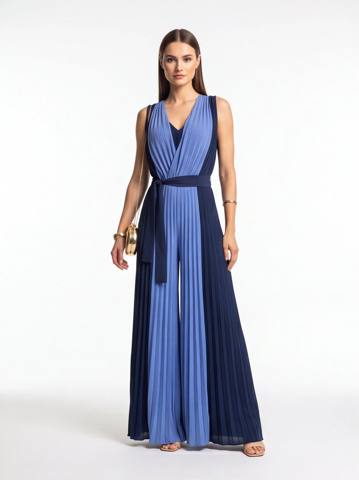 Stylish Casual Colorblock Jumpsuit for Women | Comfortable & Versatile by Jamota One-Pieces Jumpsuits