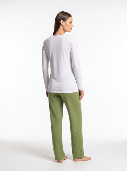 Floral Pajama Set for Women | Soft Fabric & Elastic Waist Pants by Jamota Pajamas Pajamas