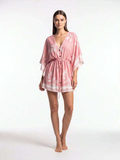 Stylish Casual Mini Dress with Pockets and Adjustable Straps by Jamota Dresses Dresses