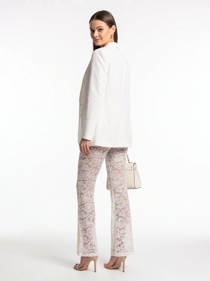 Elegant Sheer Lace Jumpsuit for Women | Stylish & Comfortable Fit by Jamota One-Pieces Jumpsuits