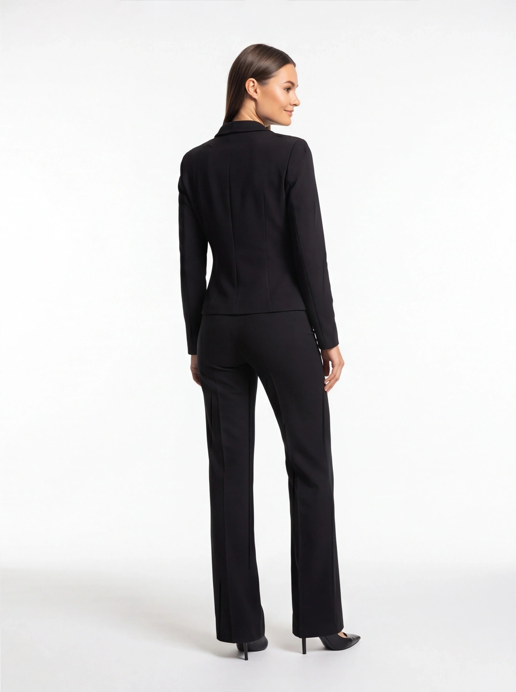 Elegant Black Jumpsuit for Women with Pockets and Adjustable Straps by Jamota One-Pieces Women's Jumpsuits