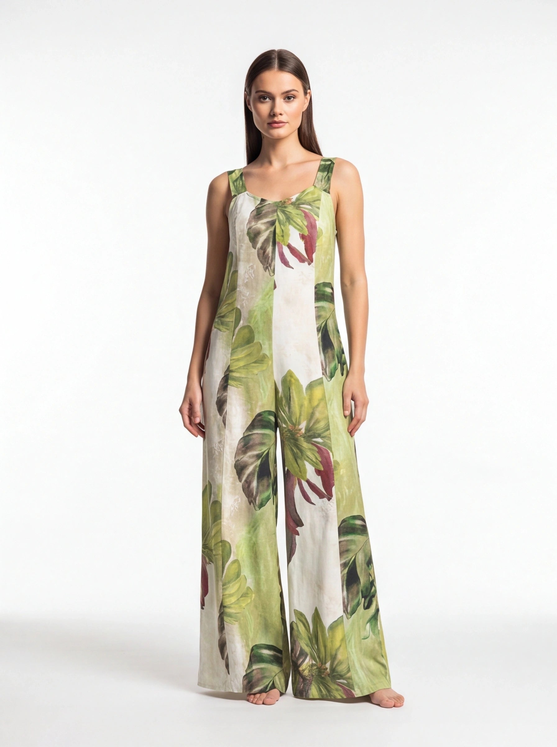 Chic Wide-Leg Jumpsuit for Women | Comfortable Fabric & Versatile Fit by Jamota One-Pieces Women's Jumpsuits