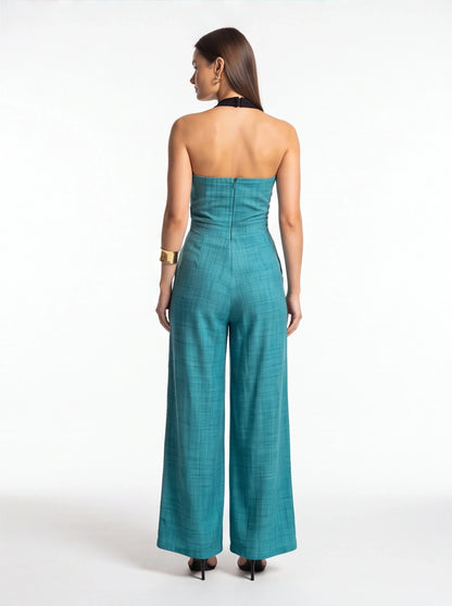 Stylish Colorblock Casual Jumpsuit for Women | Comfortable Fit & Versa by Jamota One-Pieces Jumpsuits