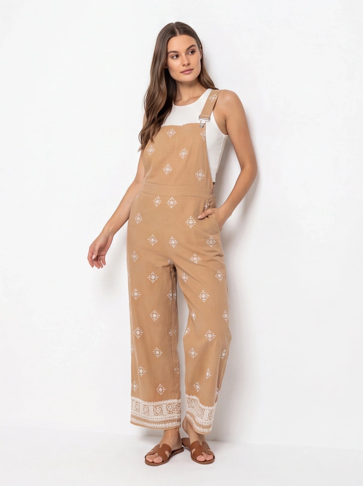 Stylish Vintage Tribal Jumpsuit for Women | Comfortable & Versatile by Jamota One-Pieces Jumpsuits