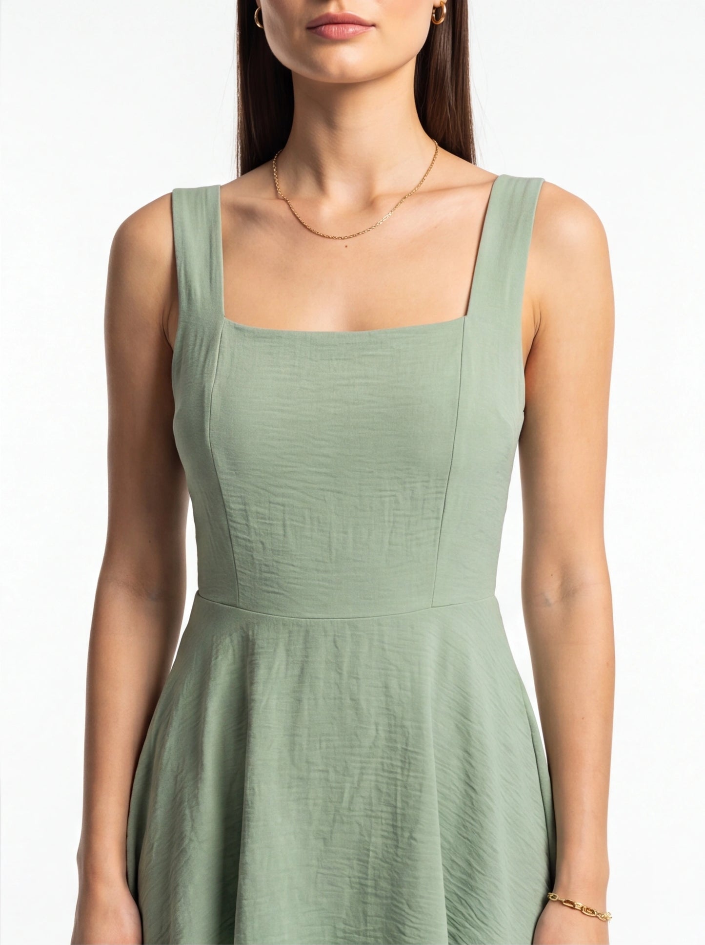 Stylish Textured Backless Women's Romper with Adjustable Straps by Jamota One-Pieces Rompers