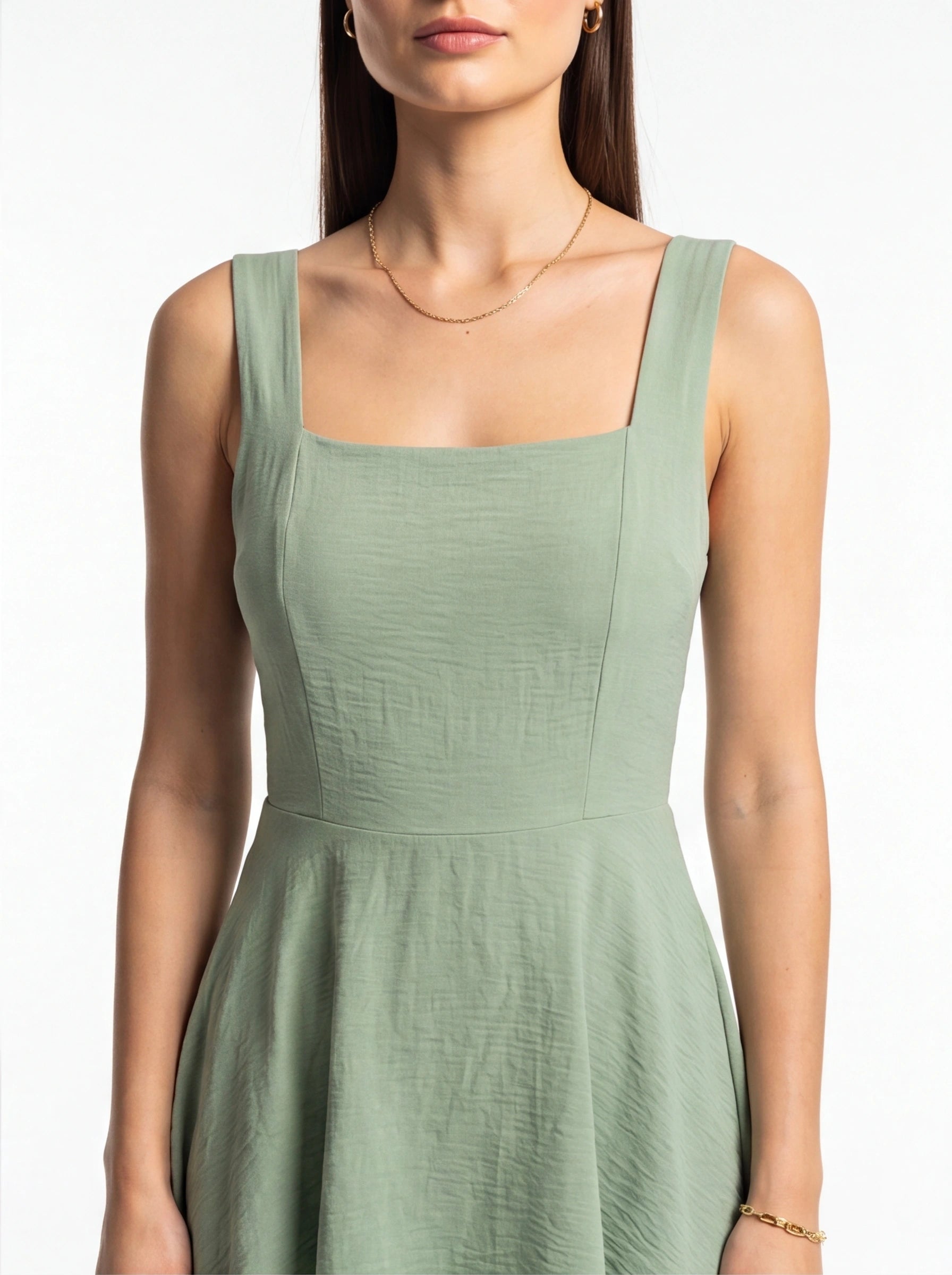 Stylish Textured Backless Women's Romper with Adjustable Straps by Jamota One-Pieces Rompers