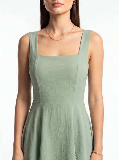 Stylish Textured Backless Women's Romper with Adjustable Straps by Jamota One-Pieces Rompers