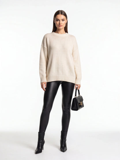 Chic Fleece-Lined Leggings for Women | Soft & Stretchy Comfort