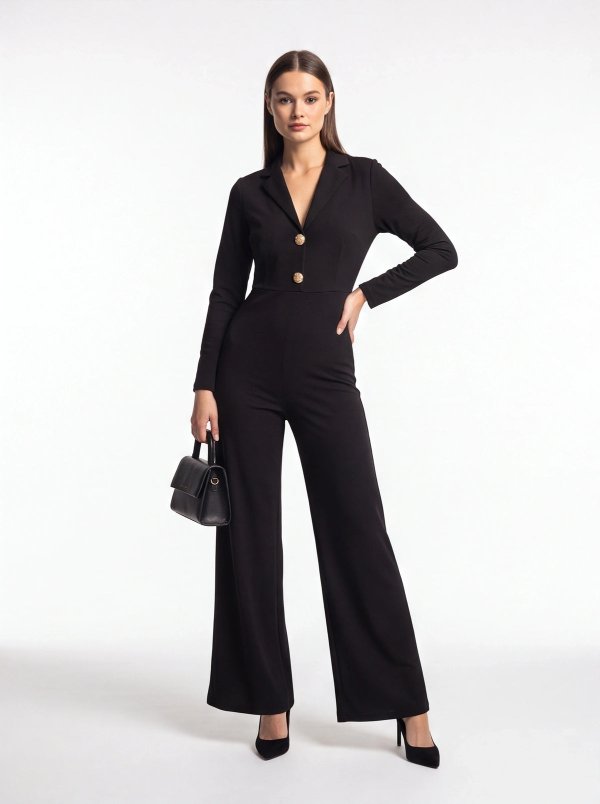 Stylish Wide-Leg Jumpsuit for Women | Comfortable & Versatile Fit - Jamota