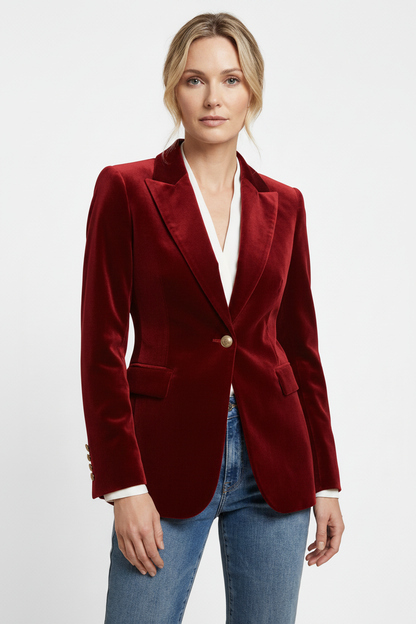 Elegant Structured Tailored Blazer | Professional Fit & Classic Design by Jamota Sport Jackets Women's Blazers & Suit Jackets