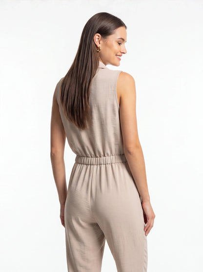 Stylish Comfortable Women's Jumpsuit with Pockets & Adjustable Straps by Jamota One-Pieces Women's Jumpsuits & Rompers