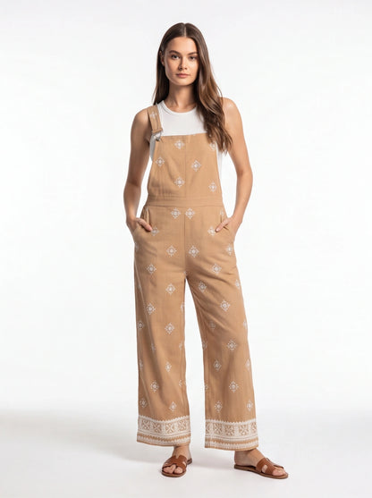 Stylish Vintage Tribal Jumpsuit for Women | Comfortable & Versatile by Jamota One-Pieces Jumpsuits