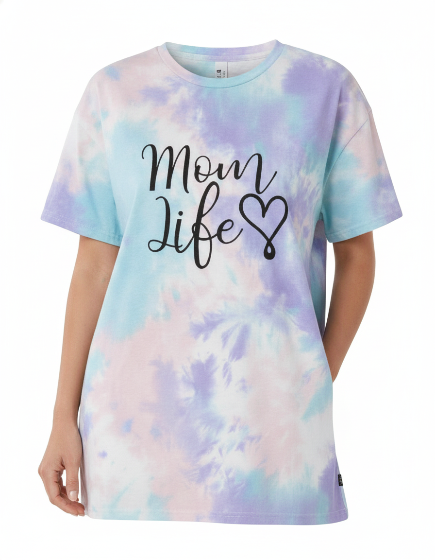 Soft-Stretch Tie-Dye Pajama Set for Women | Comfortable Loungewear wit - Jamota