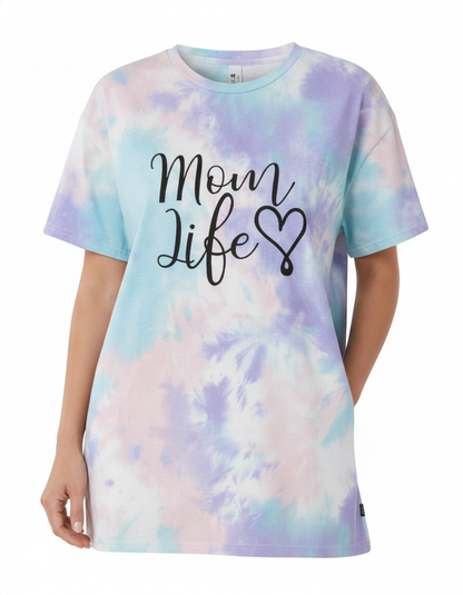 Soft-Stretch Tie-Dye Pajama Set for Women | Comfortable Loungewear wit - Jamota