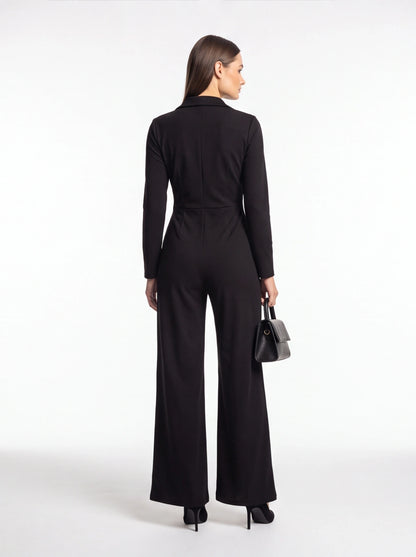 Stylish Wide-Leg Jumpsuit for Women | Comfortable & Versatile Fit - Jamota