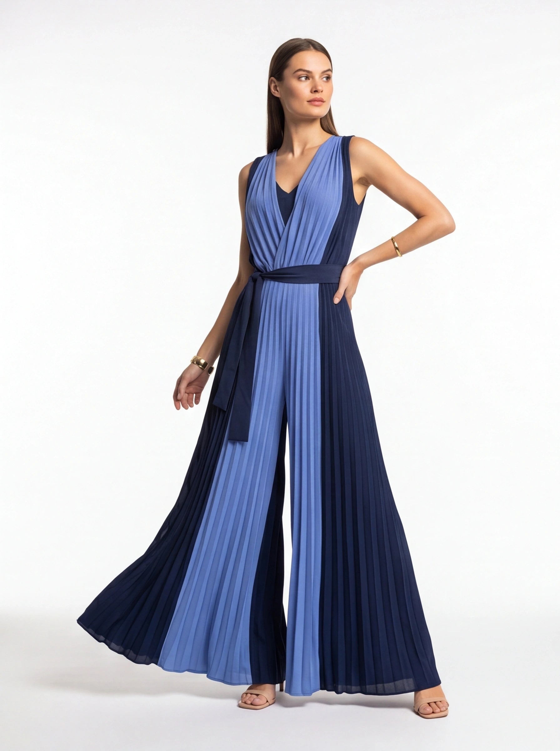 Stylish Casual Colorblock Jumpsuit for Women | Comfortable & Versatile by Jamota One-Pieces Jumpsuits