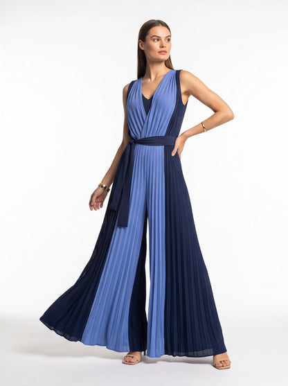 Stylish Casual Colorblock Jumpsuit for Women | Comfortable & Versatile by Jamota One-Pieces Jumpsuits