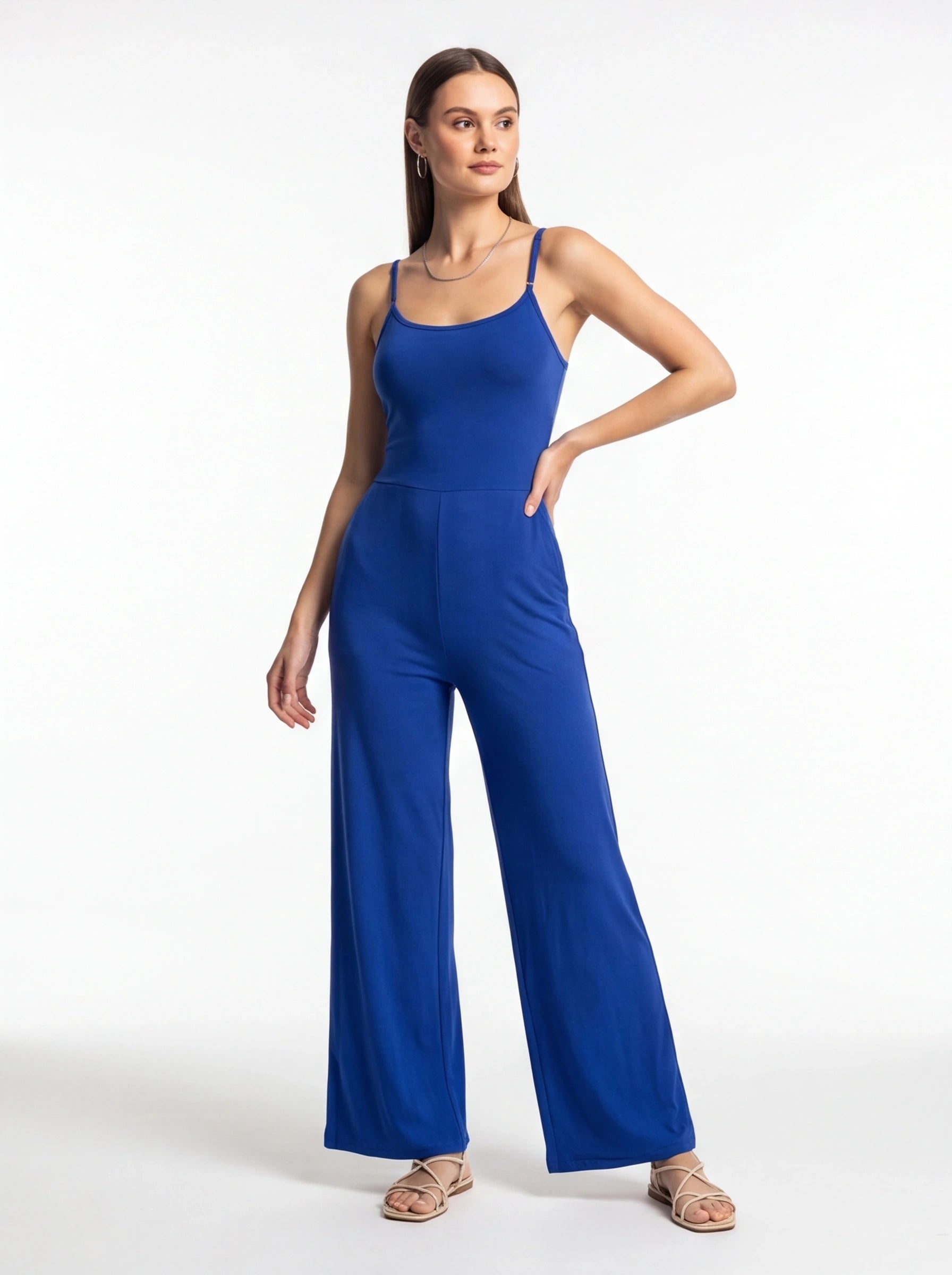Stylish Comfy Casual Jumpsuit for Women | Soft Fabric & Adjustable Str by Jamota One-Pieces Jumpsuits & Rompers