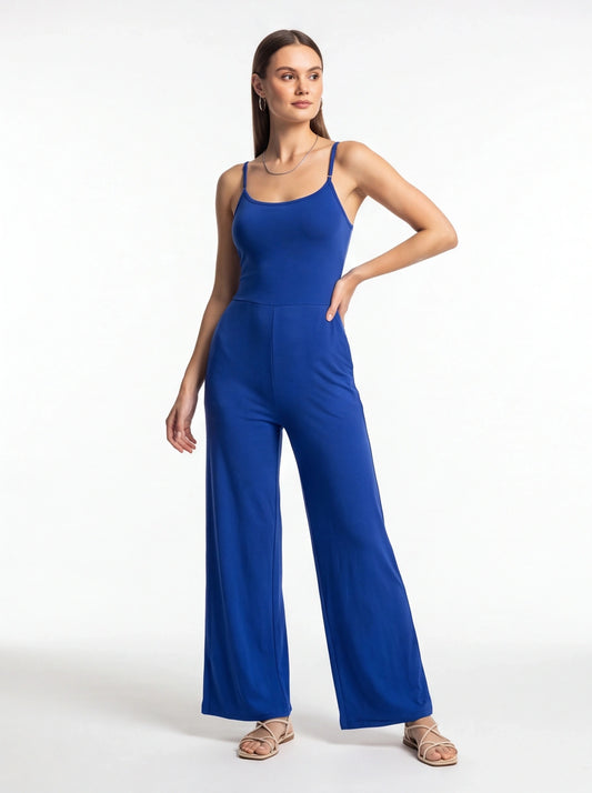 Stylish Comfy Casual Jumpsuit for Women | Soft Fabric & Adjustable Str by Jamota One-Pieces Jumpsuits & Rompers