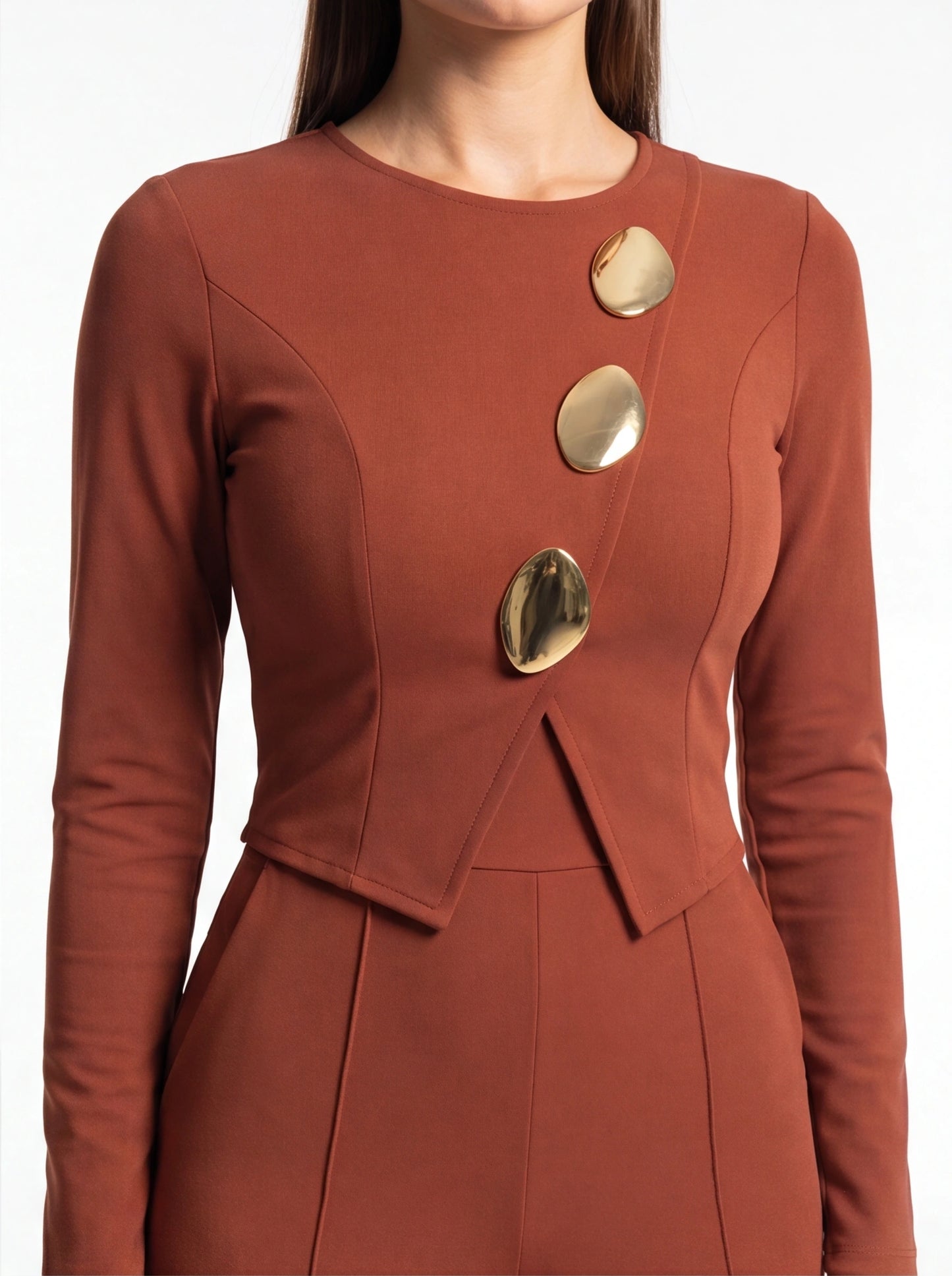 Elegant Stylish Jumpsuit with Pockets & Comfortable Fit for Commuting by Jamota One-Pieces Jumpsuits
