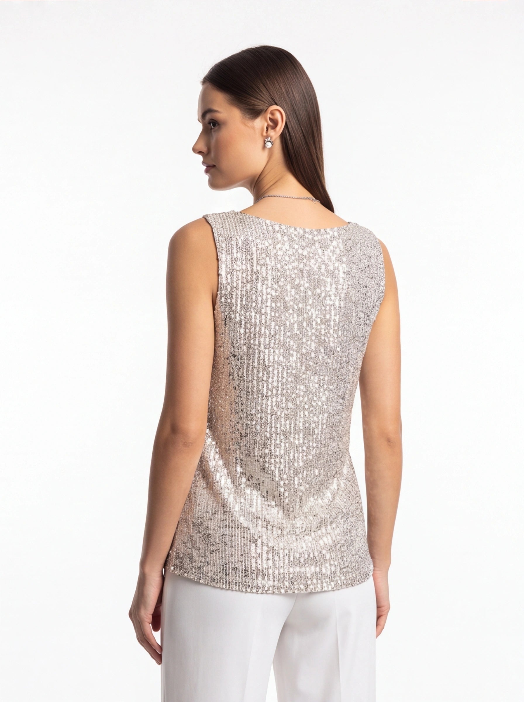 Elegant Shimmering Sequin Top with Comfortable Fit and Stylish Design by Jamota Clothing Tops Women’s Tops