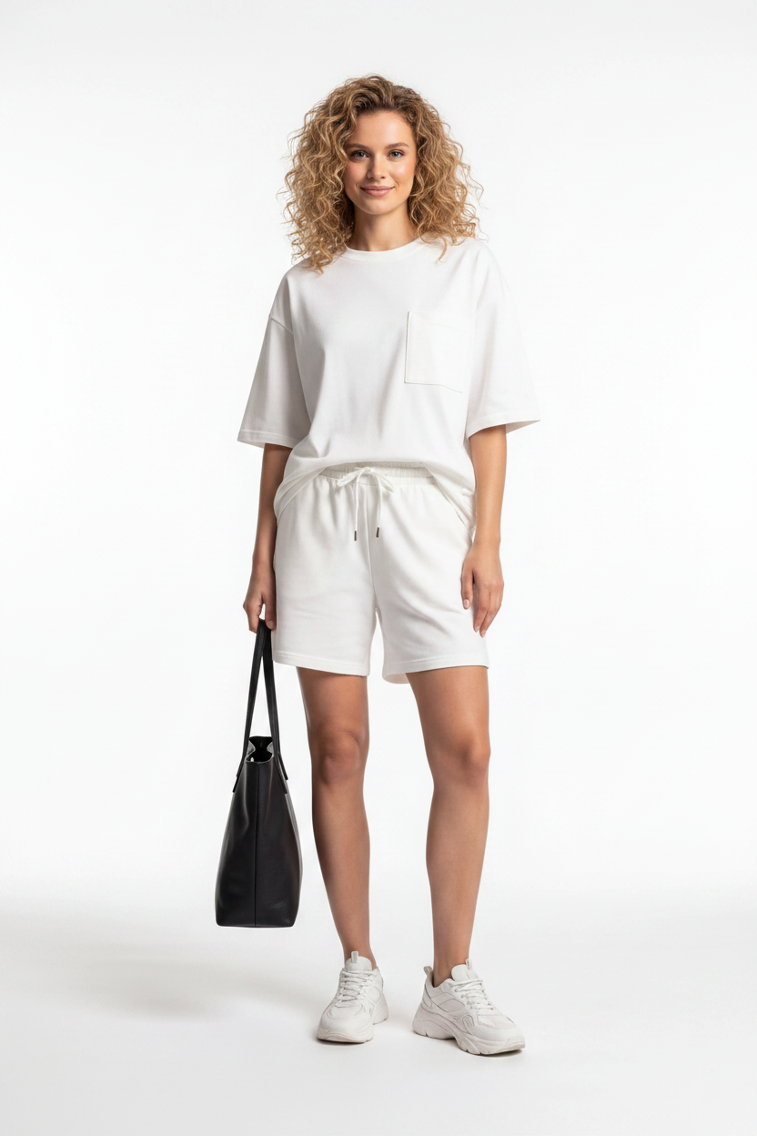 Relaxed Minimalist Women's Lounge Set with Soft Fabric and Comfortable by Jamota Tool Sets Active Sets