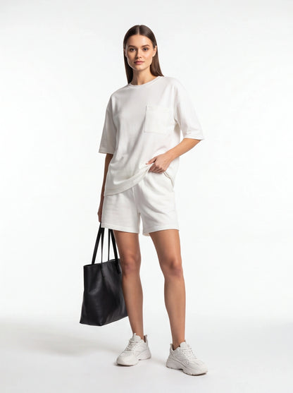 Relaxed Minimalist Women's Lounge Set with Soft Fabric and Comfortable by Jamota Tool Sets Active Sets