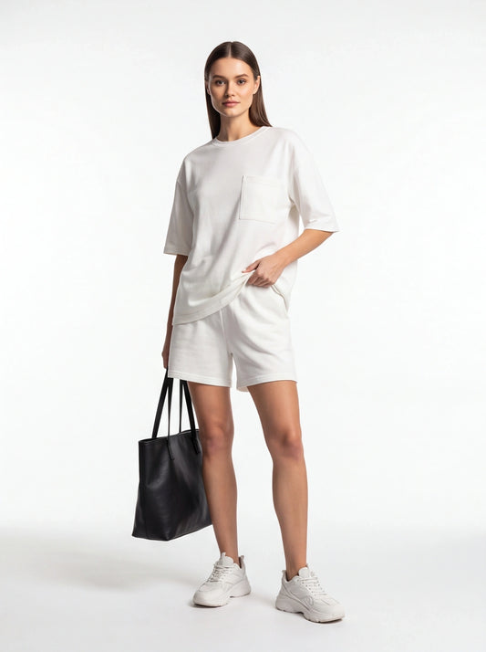 Relaxed Minimalist Women's Lounge Set with Soft Fabric and Comfortable by Jamota Tool Sets Active Sets