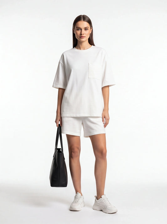 Relaxed Minimalist Women's Lounge Set with Soft Fabric and Comfortable by Jamota Tool Sets Active Sets