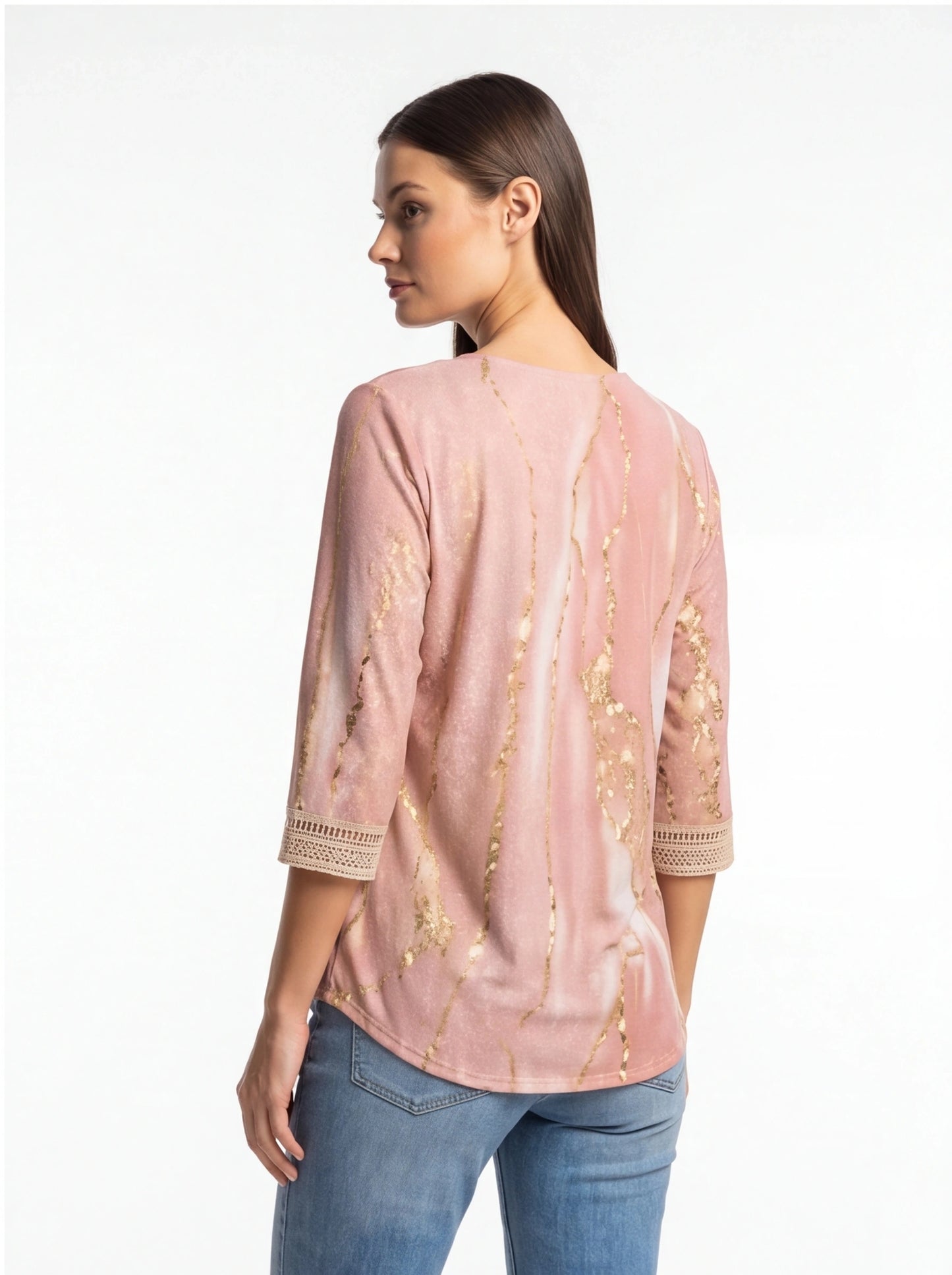 Elegant Ruffled Long Sleeve Blouse with Soft Fabric & Classic Fit