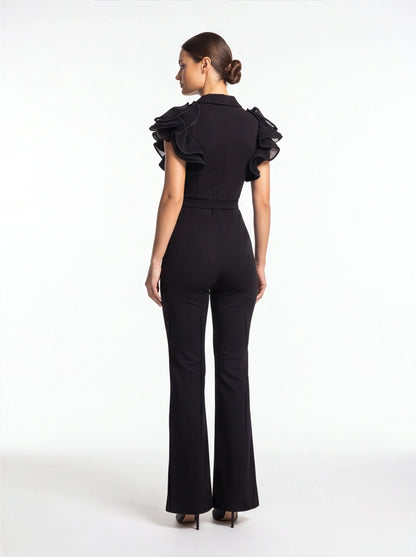 Elegant Chic Flared Jumpsuit for Women | Tailored Fit & Comfortable Fa by Jamota One-Pieces Women’s Jumpsuits & Rompers