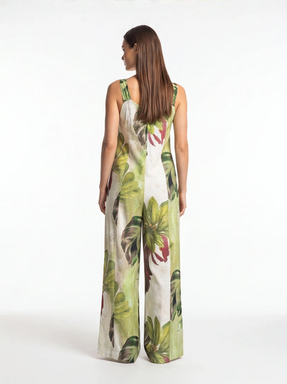 Chic Wide-Leg Jumpsuit for Women | Comfortable Fabric & Versatile Fit by Jamota One-Pieces Women's Jumpsuits