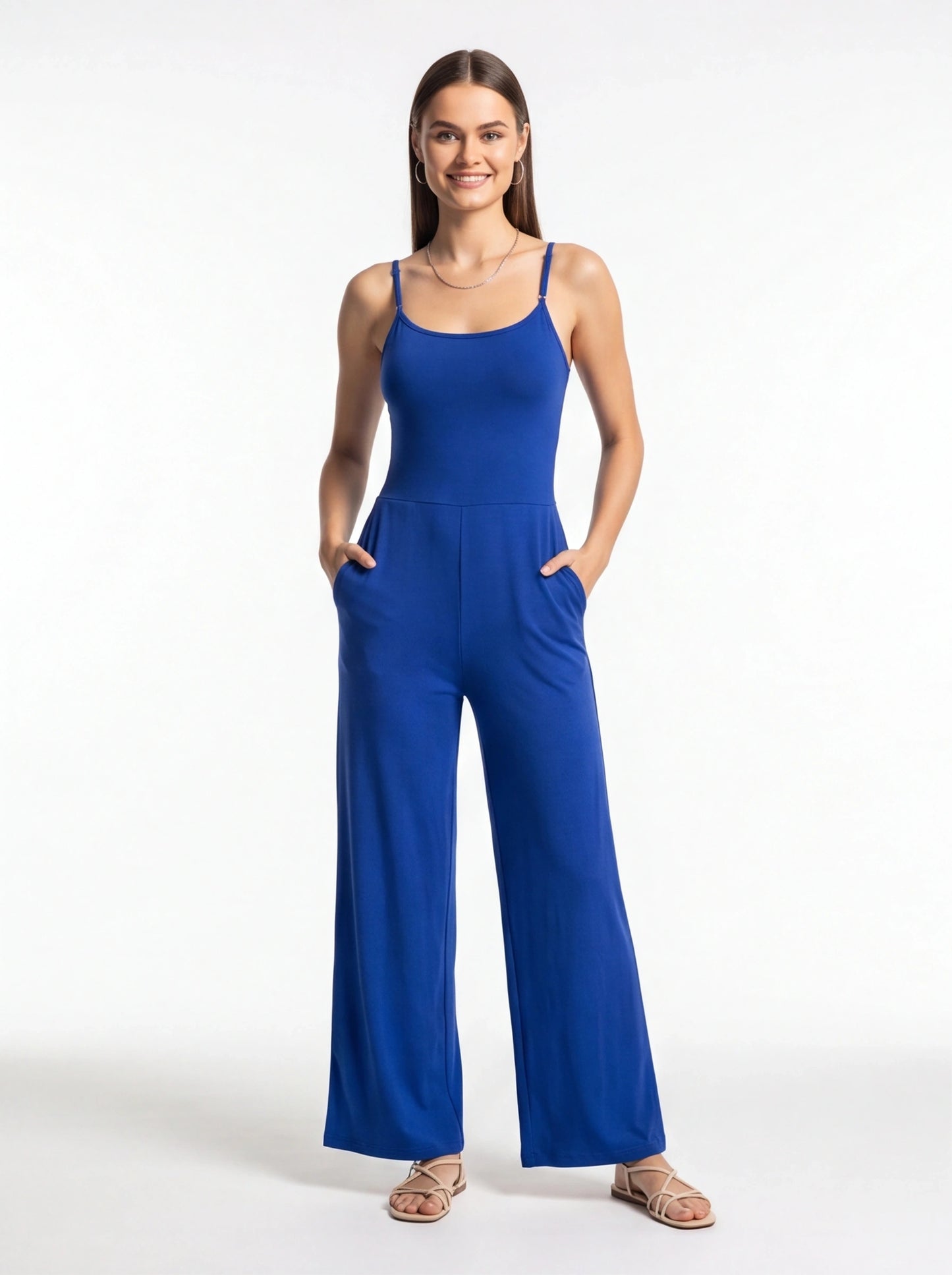 Stylish Comfy Casual Jumpsuit for Women | Soft Fabric & Adjustable Str by Jamota One-Pieces Jumpsuits & Rompers